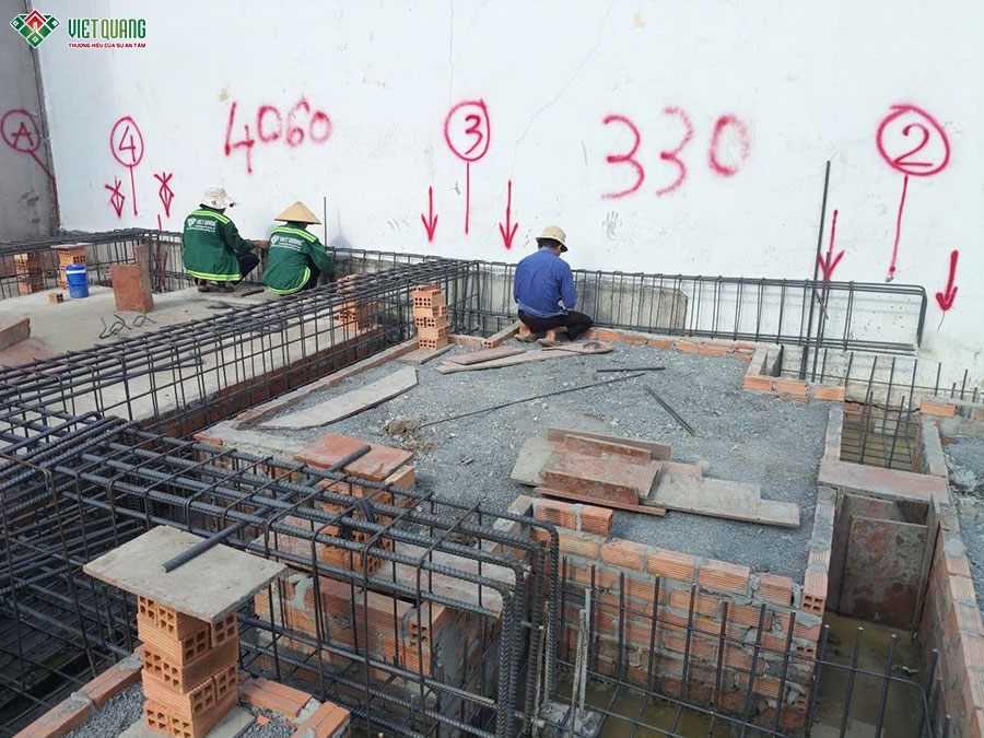 Thi công xây dựng tòa nhà căn hộ dịch vụ 5 tầng 9x13m