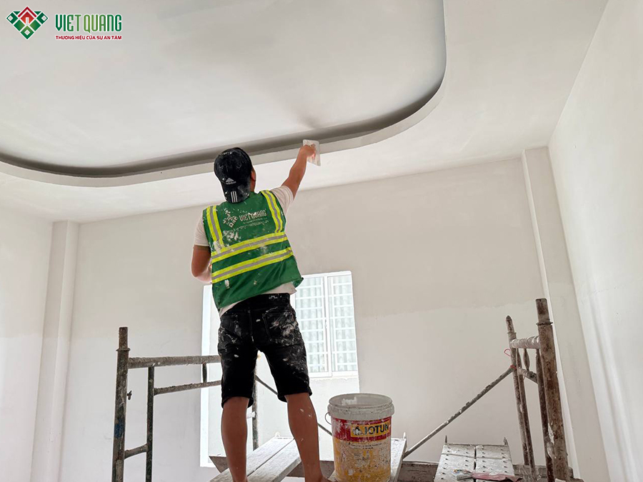 Thi công xây dựng nhà 2 tầng 4x12m