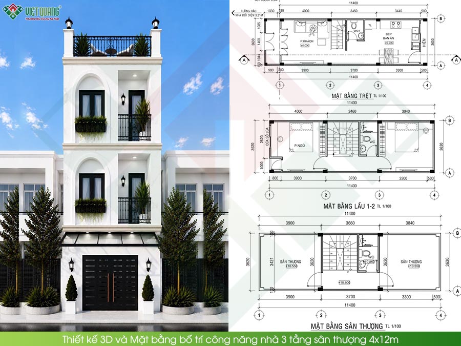 https://kientrucvietquang.net/thi-cong-tron-goi-nha-pho-3-tang-san-thuong-4x12m-phong-cach-modern-classic-phuong-binh-dong/