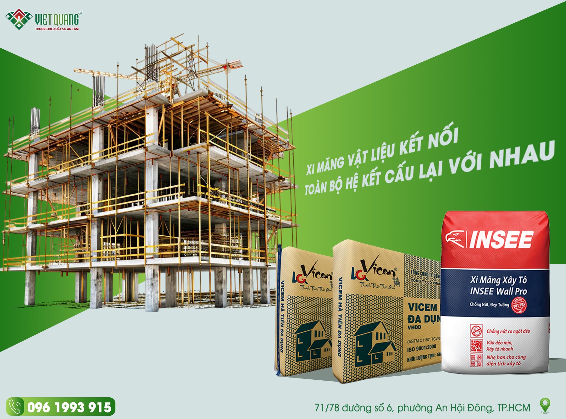 Xi măng vật liệu xây dựng nhà phần thô