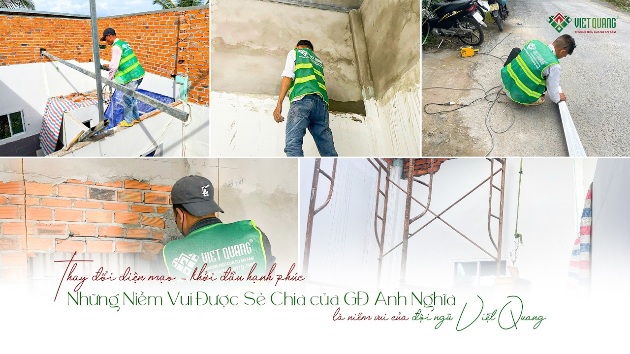 Những lời khen có cánh gia đình anh Nghĩa dành trọn cho chất lượng thi công của đội ngũ Việt Quang Group