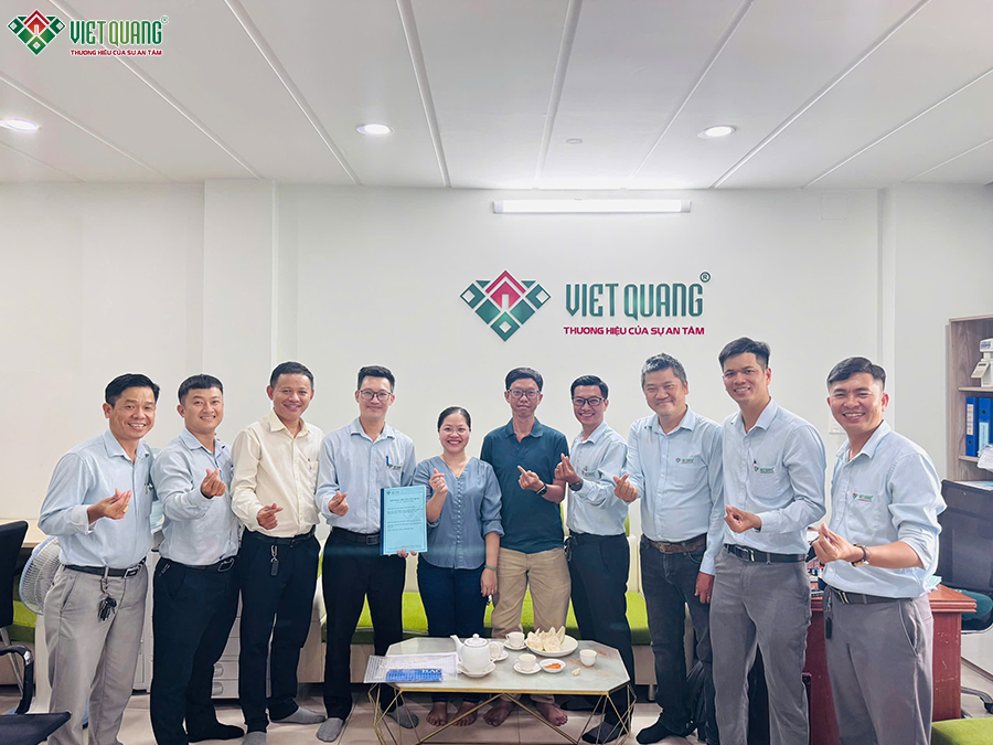 Khởi động tuần mới: Ký hợp đồng xây nhà trọn gói cùng gia đình chị Như phường Tăng Nhơn Phú HCM 