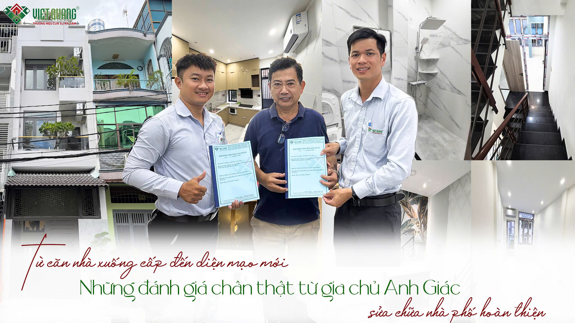 Những đánh giá chân thật từ anh Giác sau khi hoàn thiện sửa chữa nhà