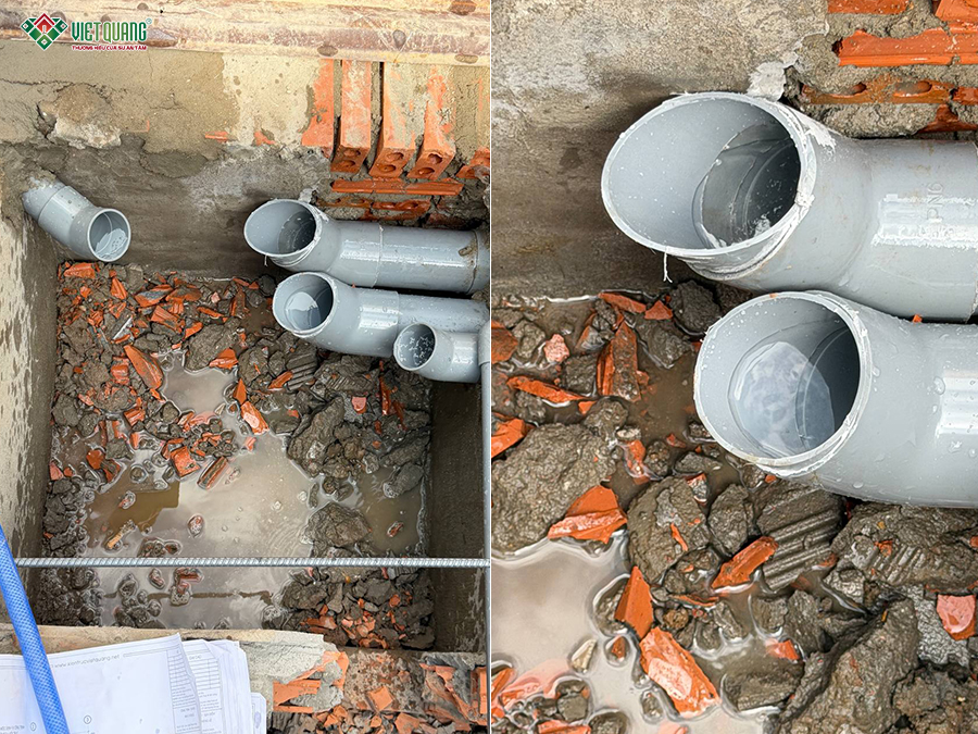 Thi công móng nhà 4 tầng tum sân thượng 4x13m