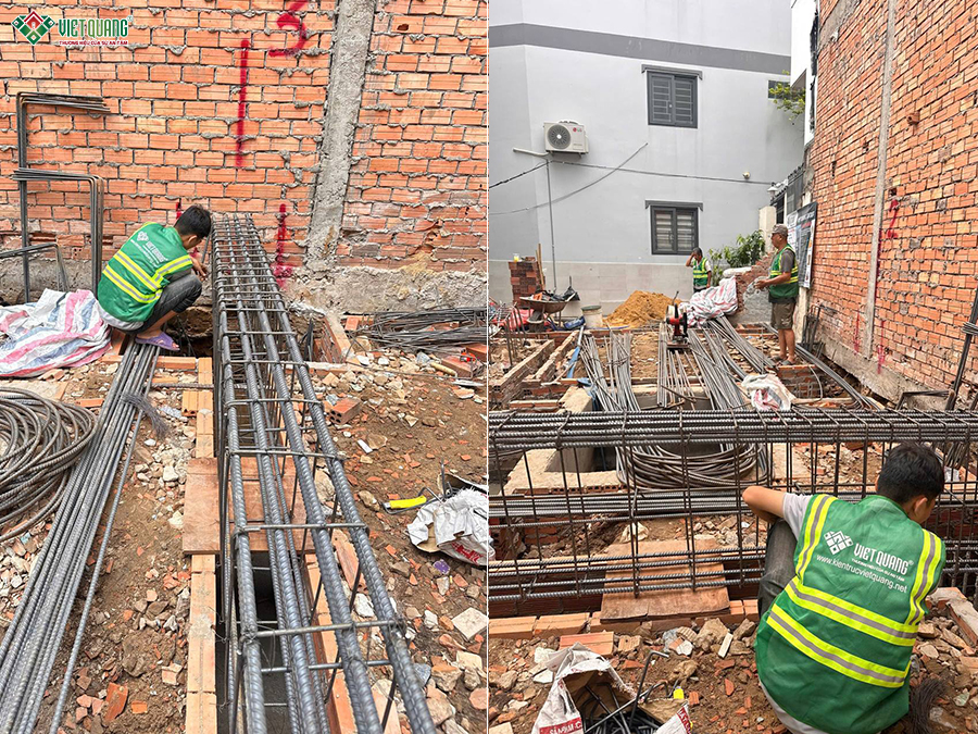 Thi công nhà 3 tầng sân thượng 5x11m