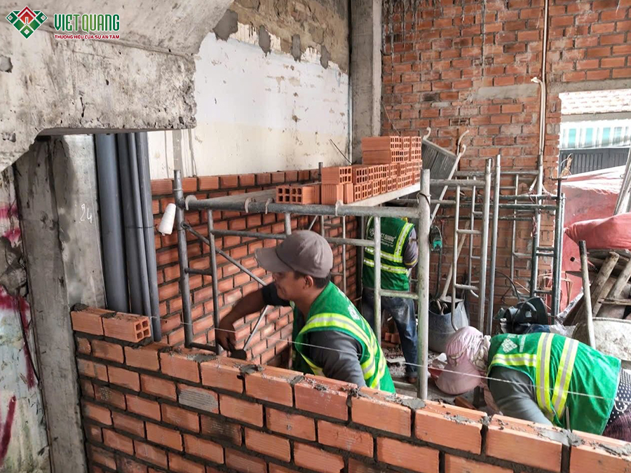Xây dựng nhà 3 tầng tum sân thượng 3x10m