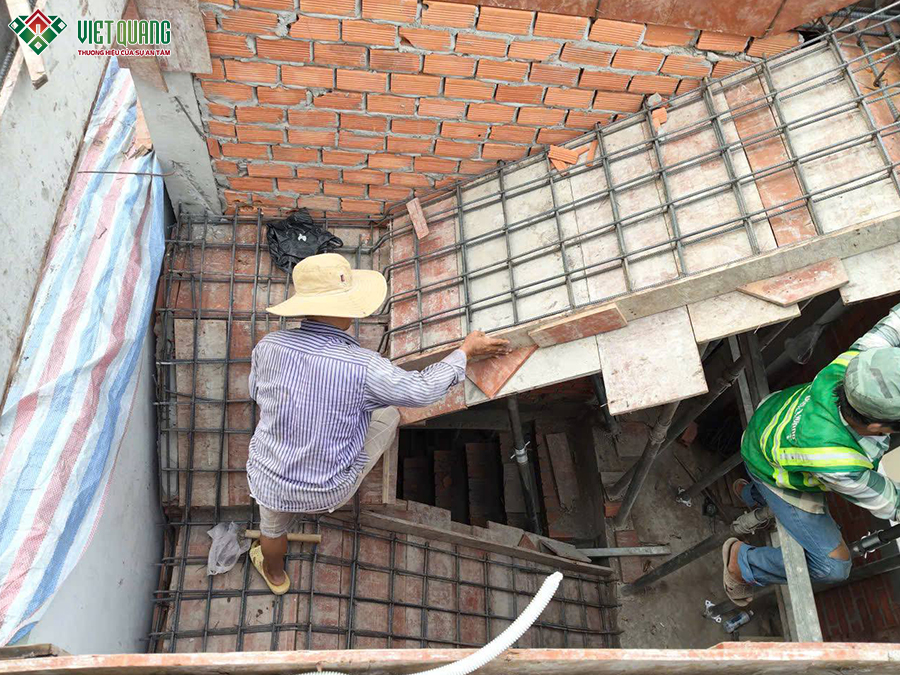 Xây dựng nhà 3 tầng tum sân thượng 3x10m