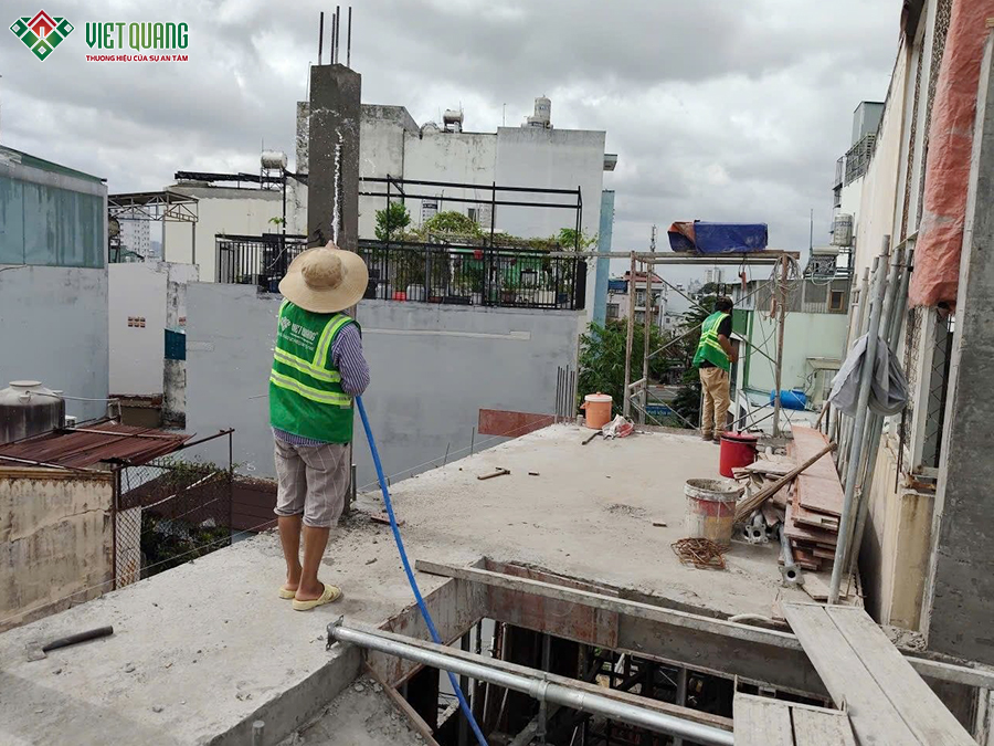 Xây dựng nhà 3 tầng tum sân thượng 3x10m