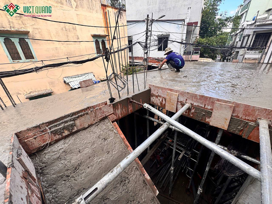 Xây dựng nhà 3 tầng tum sân thượng 3x10m