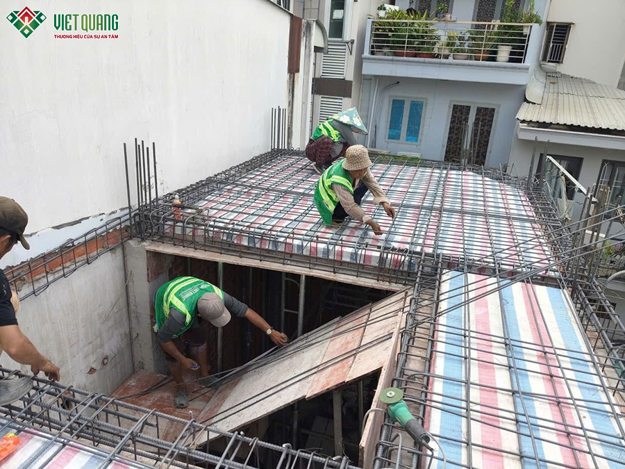 Xây dựng nhà 3 tầng tum sân thượng 3x10m