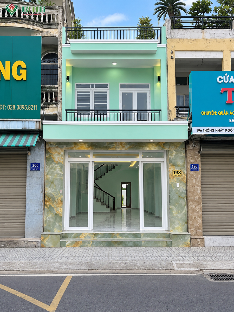 Sửa chữa nhà 1 trệt 1 lầu tum sân thượng phường Thống Nhất