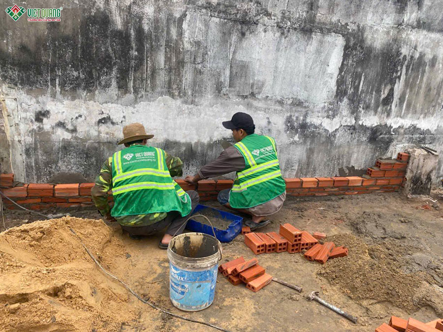 Sửa chữa nhà 1 trệt 1 lầu tum sân thượng phường Thống Nhất