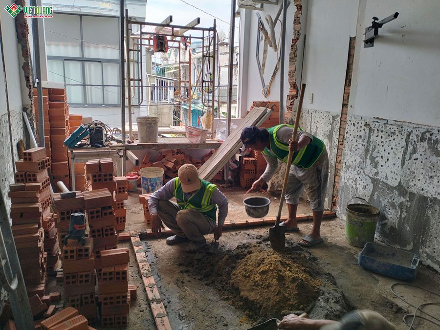 Sửa nhà trọn gói anh Vinh phường Đông Hưng Thuận