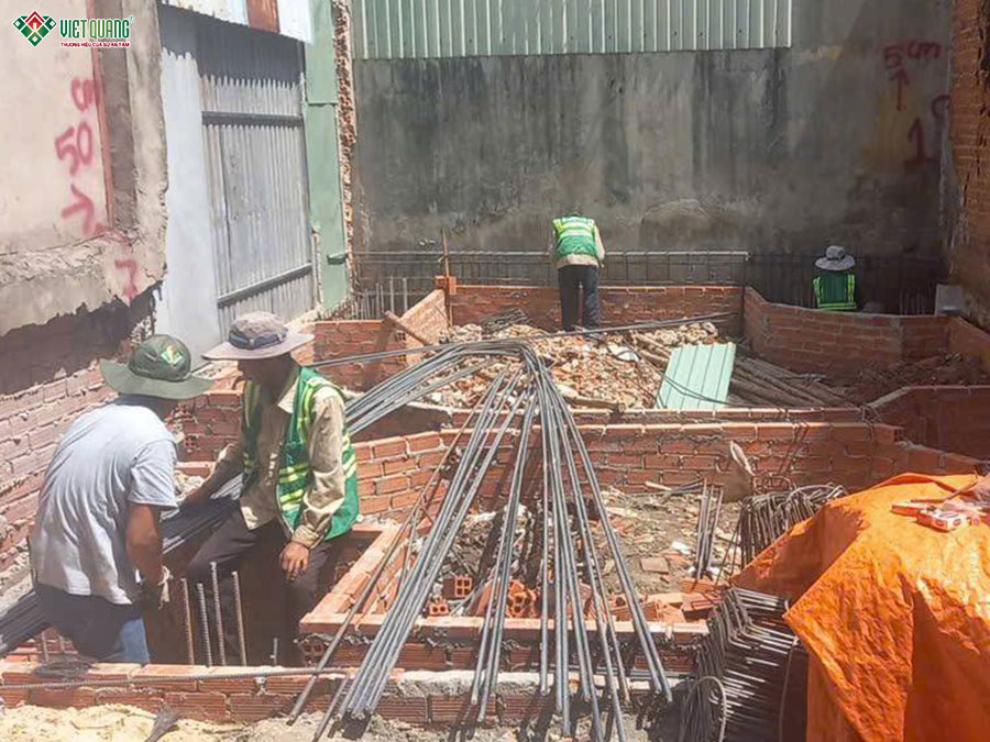 Thi công xây dựng nhà 3 tầng 6x10m