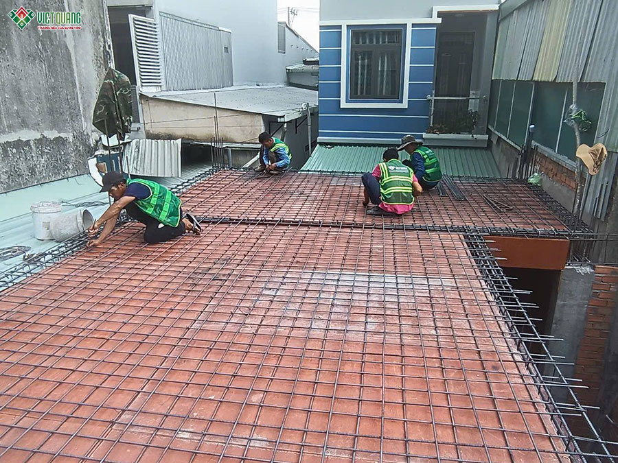 Thi công xây dựng nhà 3 tầng 6x10m