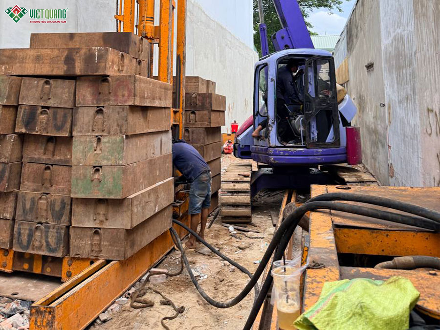 Thi công xây dựng nhà phố 3 tầng 5x27m