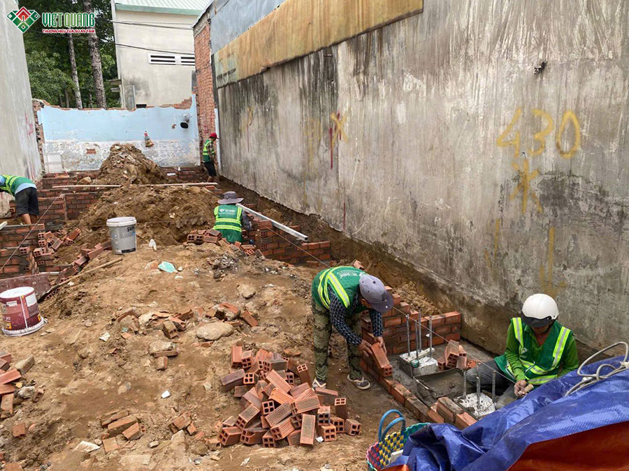 Thi công xây dựng nhà phố 3 tầng 5x27m