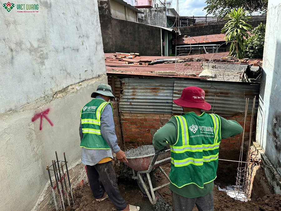 Thiết kế thi công nhà 1 trệt 1 lầu 3x22m