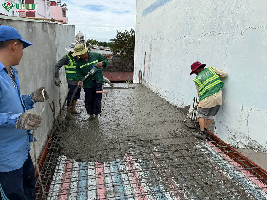 Thiết kế thi công nhà 1 trệt 1 lầu 3x22m