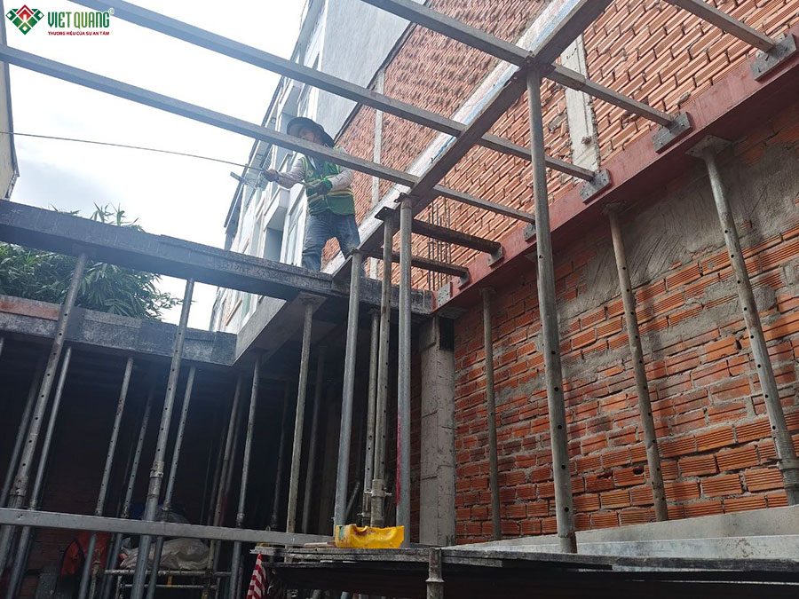 Thiết kế thi công nhà 1 trệt 1 lầu 3x22m