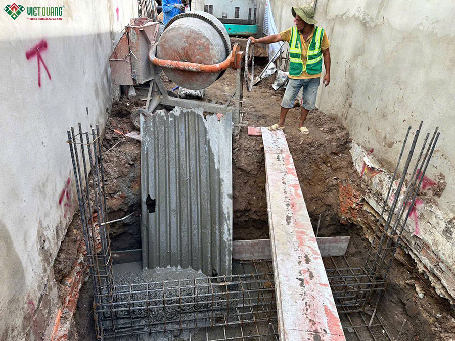 Thiết kế thi công nhà 1 trệt 1 lầu 3x22m
