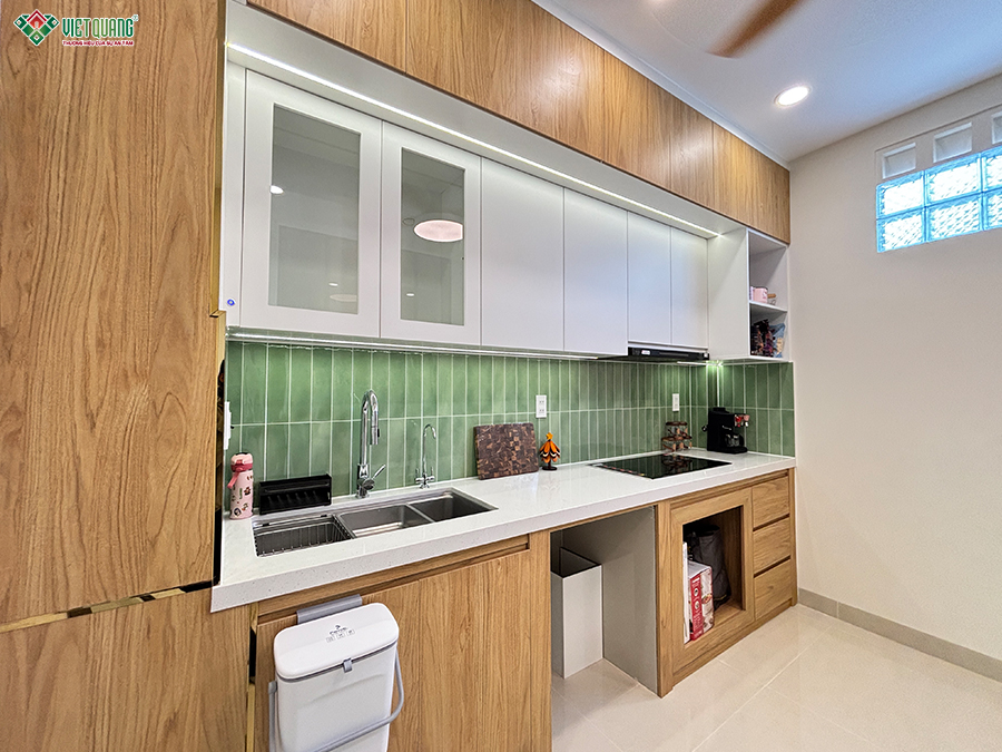Bàn giao nhà phố 3 tầng tum sân thượng 3x8m