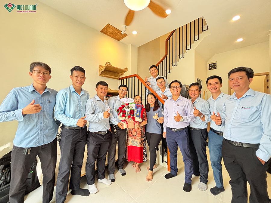 Bàn giao nhà phố 3 tầng tum sân thượng cho gia đình chị Yến ngụ phường Bình Lợi Trung