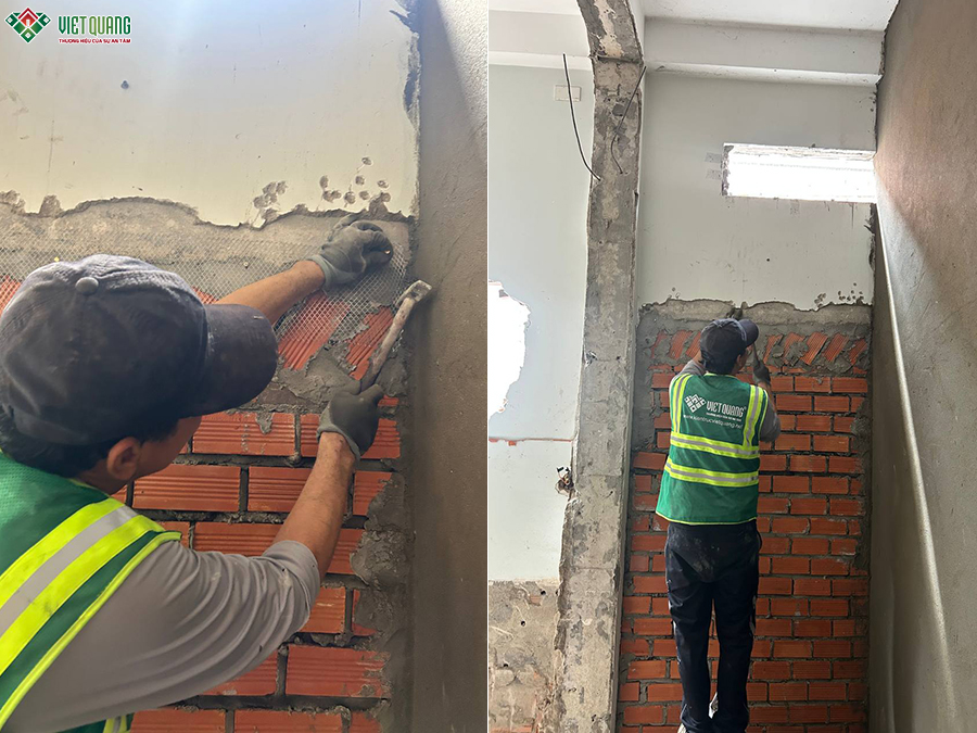 Sửa chữa nhà Đông Hưng Thuận nhà phố 3 tầng 4x22m