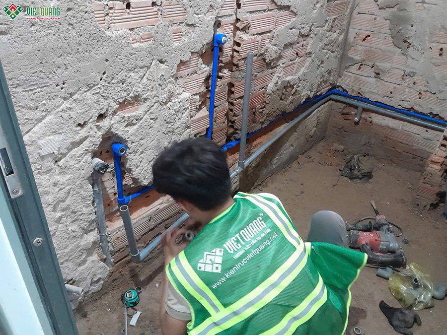 Sửa chữa nhà Đông Hưng Thuận nhà phố 3 tầng 4x22m