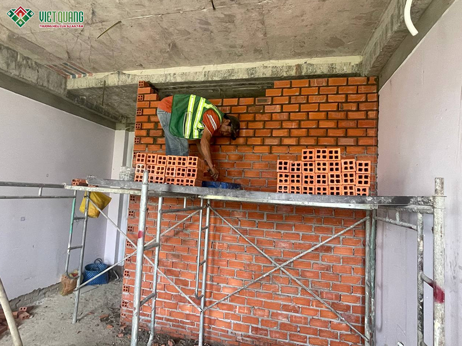 Sửa chữa nhà phố 1 trệt 2 lầu tum sân thượng