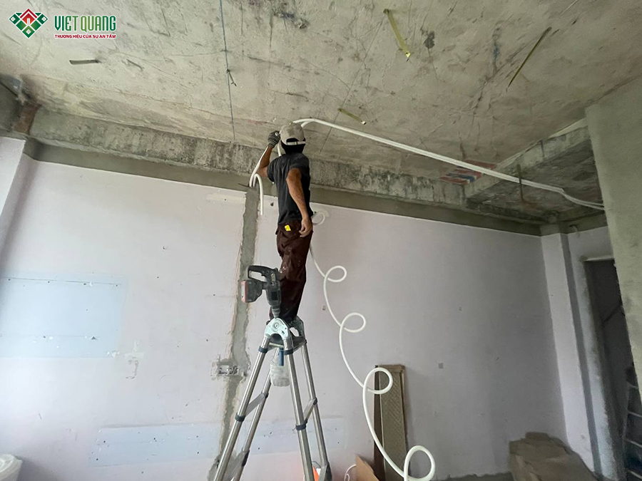 Sửa chữa nhà phố 1 trệt 2 lầu tum sân thượng