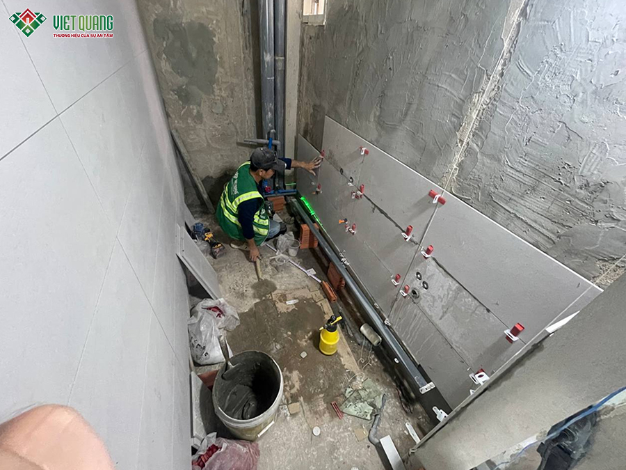 Sửa chữa nhà phố 1 trệt 2 lầu tum sân thượng