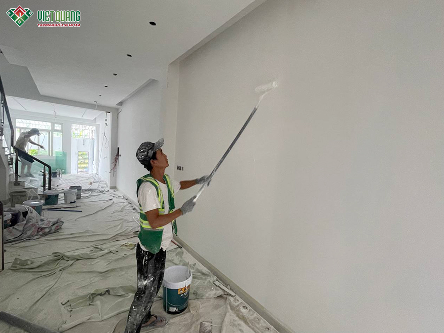 Sửa chữa nhà phố 1 trệt 2 lầu tum sân thượng