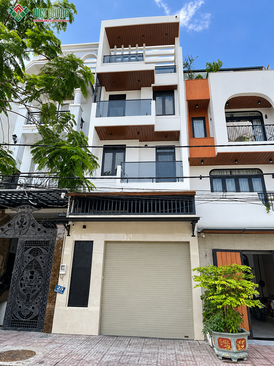 Sửa chữa nhà phố 1 trệt 2 lầu tum sân thượng