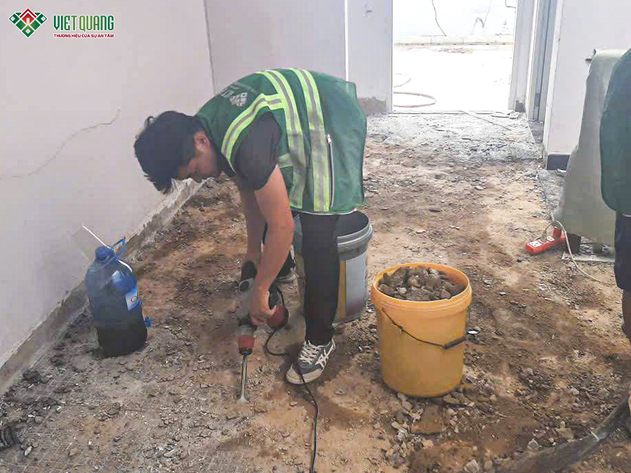 Sửa chữa nhà phố 1 trệt 2 lầu tum sân thượng