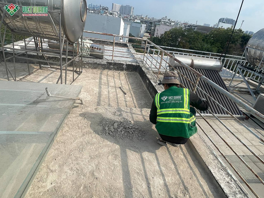 Sửa chữa nhà phố 1 trệt 2 lầu tum sân thượng