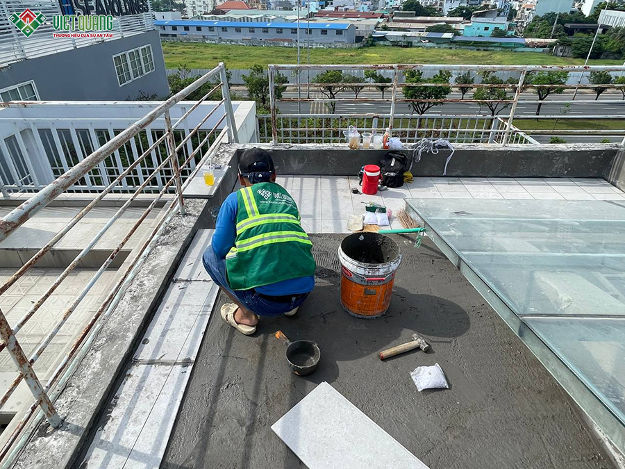 Sửa chữa nhà phố 1 trệt 2 lầu tum sân thượng
