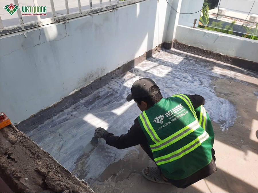 Sửa chữa nhà phố 1 trệt 2 lầu tum sân thượng