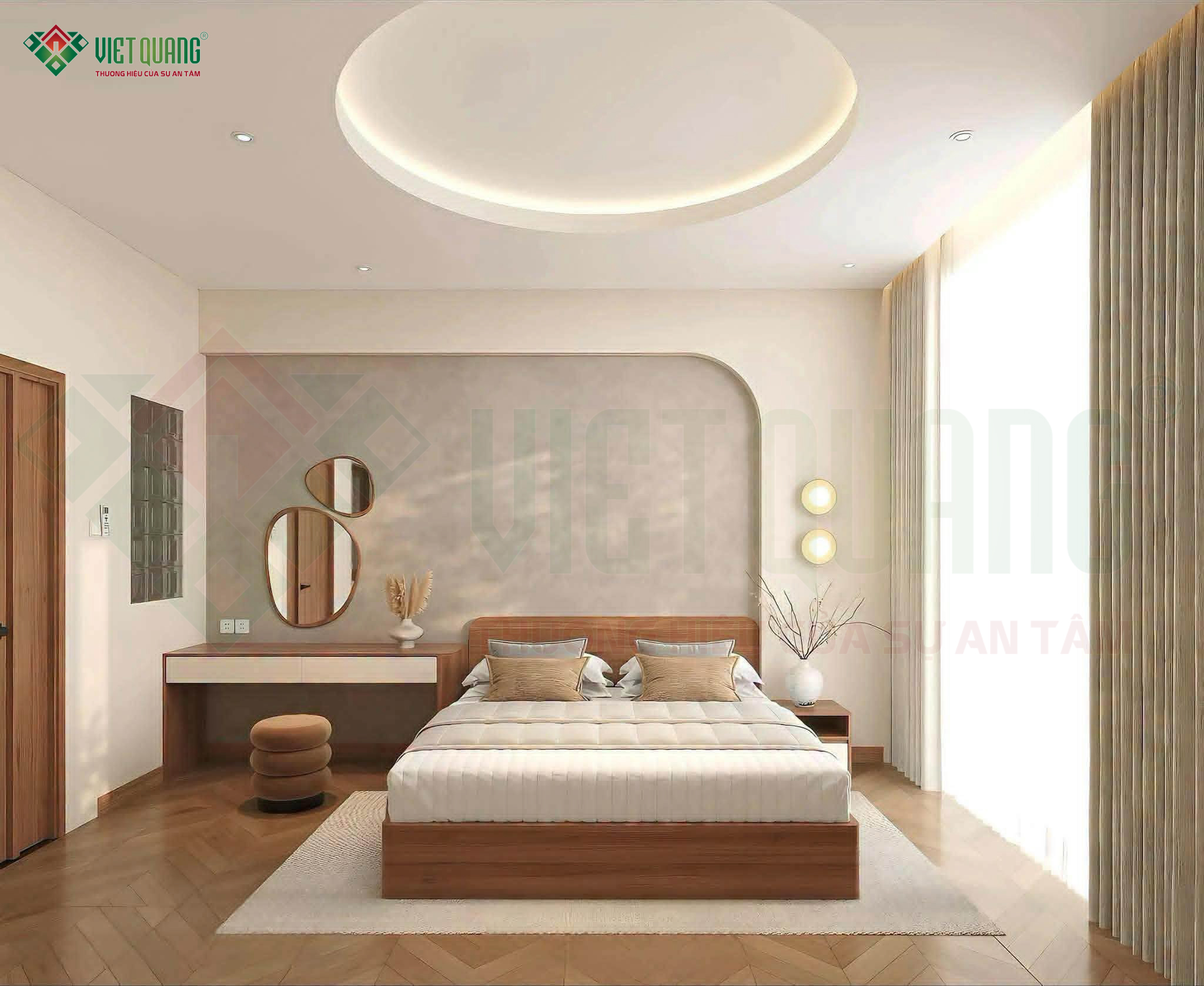 Phối cảnh thiết kế 3D nhà phố 3 tầng 4x18m