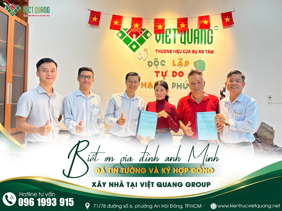 Trân trọng một hành trình: Ký hợp đồng xây nhà trọn gói cùng gia đình anh Minh 