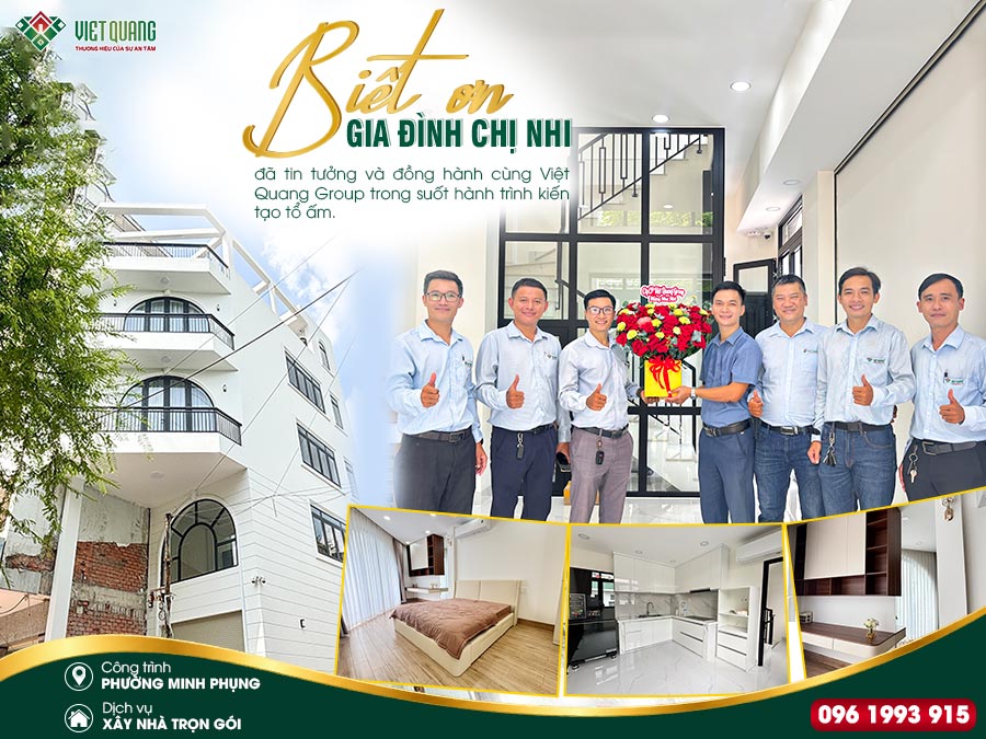 Biết ơn một hành trình – Bàn giao nhà phố 2 mặt tiền cho gia đình chị Nhi phường Minh Phụng